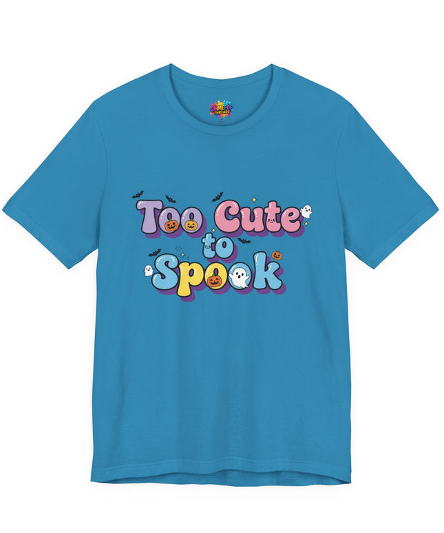Too Cute to Spook Pastel Font T-Shirt
