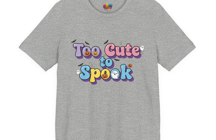 Too Cute to Spook Pastel Font T-Shirt