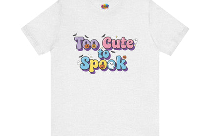 Too Cute to Spook Pastel Font T-Shirt