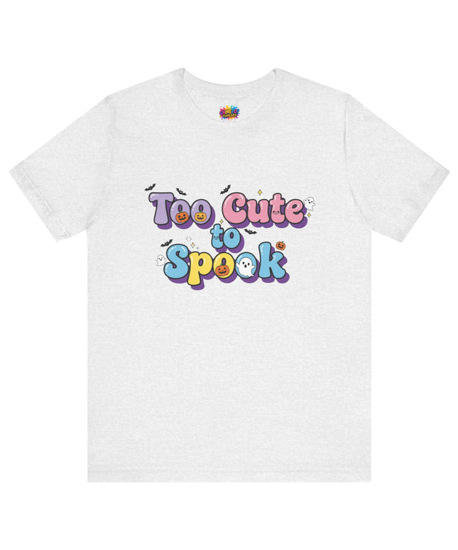 Too Cute to Spook Pastel Font T-Shirt