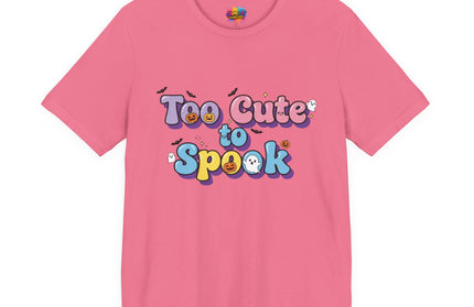 Too Cute to Spook Pastel Font T-Shirt