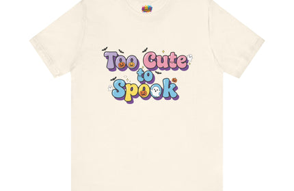Too Cute to Spook Pastel Font T-Shirt