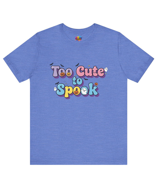 Too Cute to Spook Pastel Font T-Shirt
