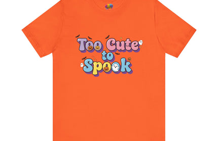 Too Cute to Spook Pastel Font T-Shirt