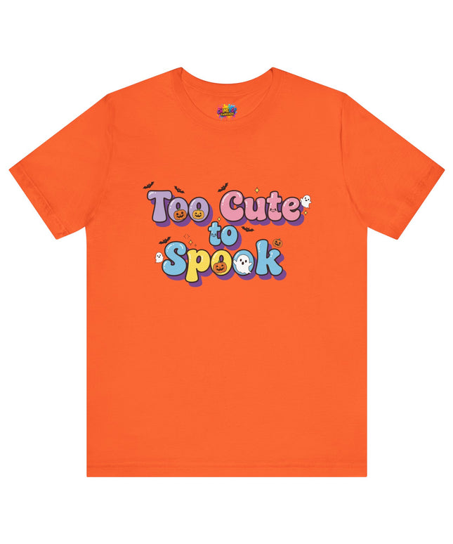 Too Cute to Spook Pastel Font T-Shirt