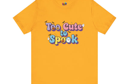 Too Cute to Spook Pastel Font T-Shirt