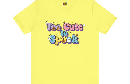 Too Cute to Spook Pastel Font T-Shirt