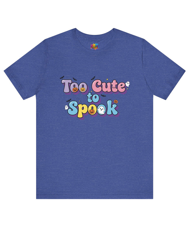 Too Cute to Spook Pastel Font T-Shirt
