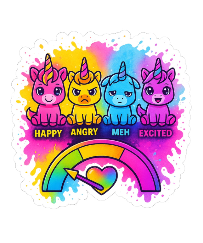 UNICORN MOOD METER CHIMEPOP STICKERS