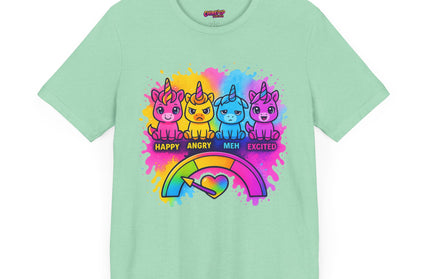 UNICORN MOOD METER VIBE TEE