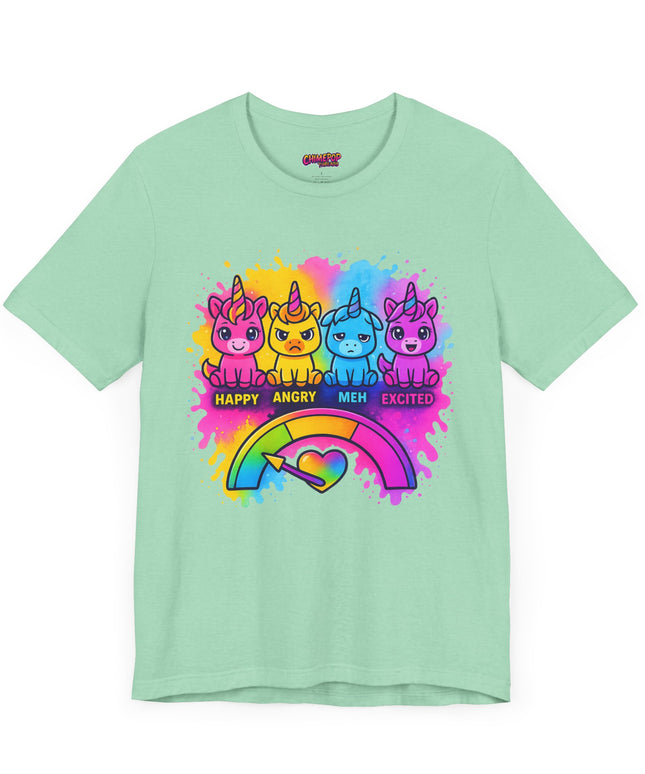 UNICORN MOOD METER VIBE TEE