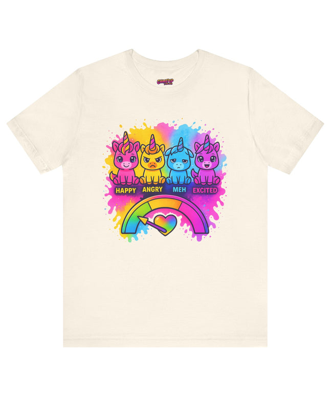 UNICORN MOOD METER VIBE TEE