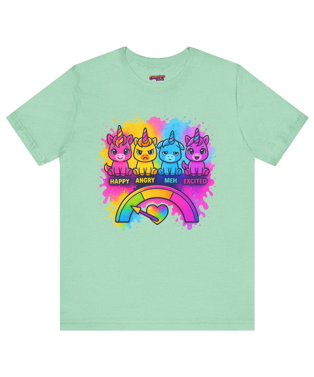 UNICORN MOOD METER VIBE TEE