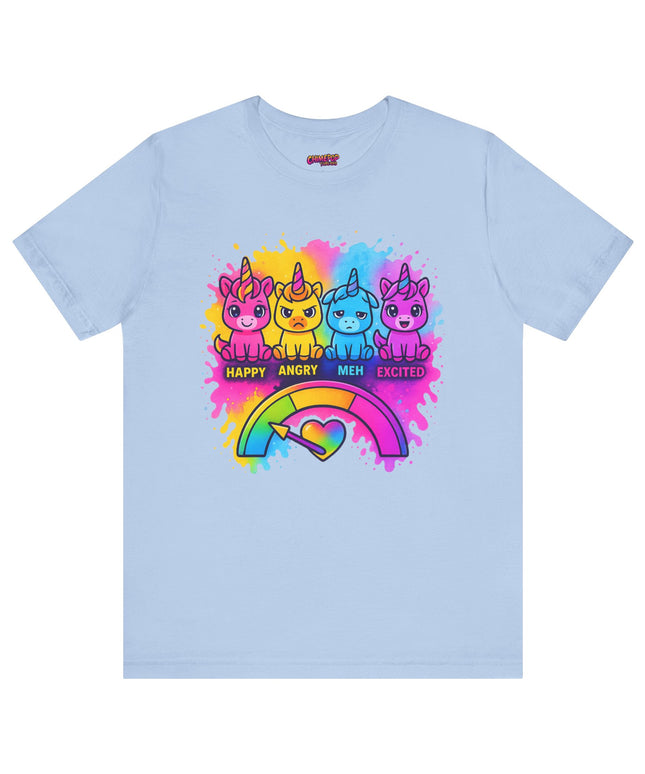 UNICORN MOOD METER VIBE TEE