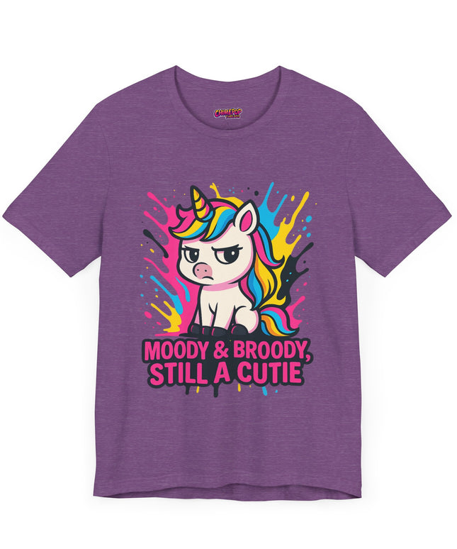 UNICORN TEE, MOODY BROODY STILL A CUTIE TEE