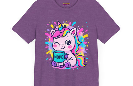 UNICORN TEE, NOPE GRAPHIC TEE