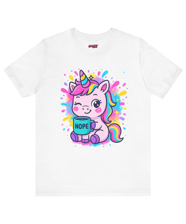 UNICORN TEE, NOPE GRAPHIC TEE