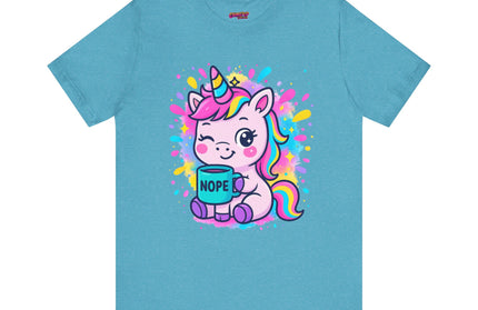 UNICORN TEE, NOPE GRAPHIC TEE