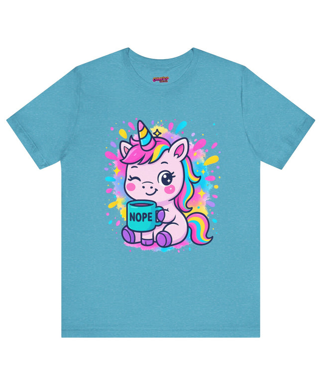 UNICORN TEE, NOPE GRAPHIC TEE