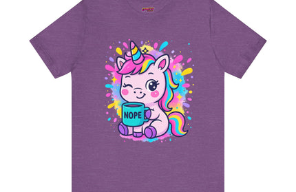 UNICORN TEE, NOPE GRAPHIC TEE