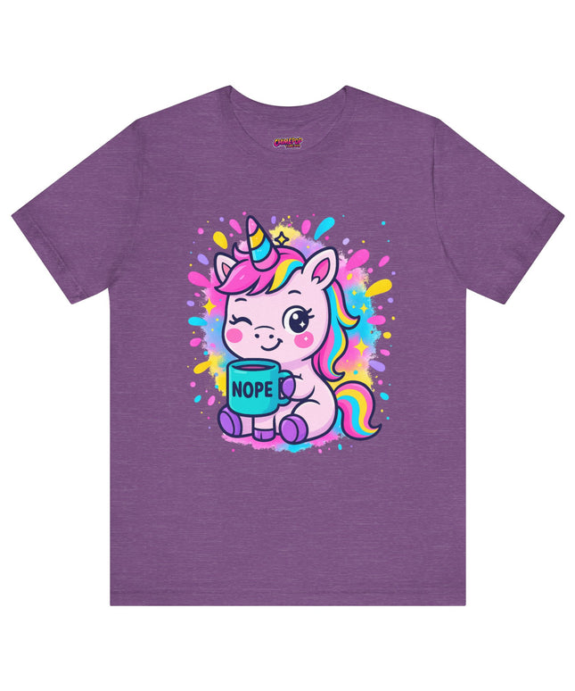 UNICORN TEE, NOPE GRAPHIC TEE