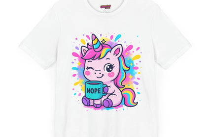 UNICORN TEE, NOPE GRAPHIC TEE