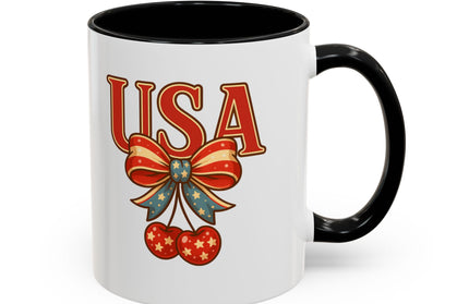 USA CHERRY COQUETTE PATRIOTIC MUG