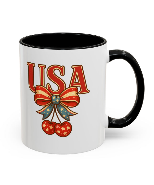 USA CHERRY COQUETTE PATRIOTIC MUG