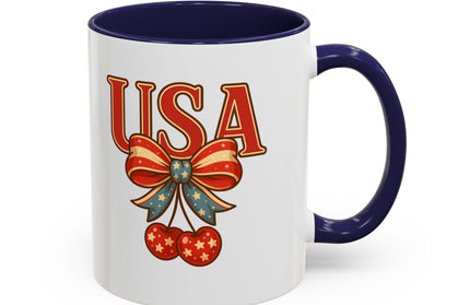 USA CHERRY COQUETTE PATRIOTIC MUG