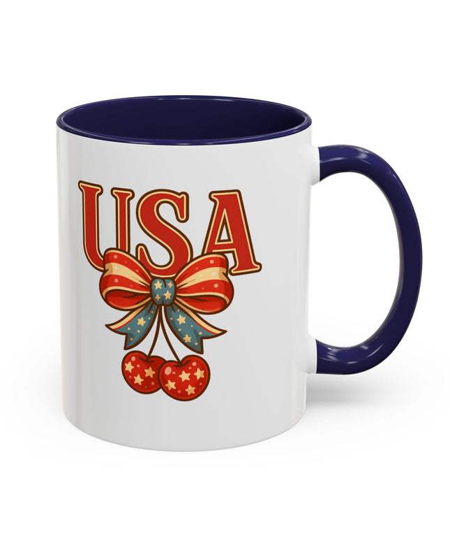 USA CHERRY COQUETTE PATRIOTIC MUG