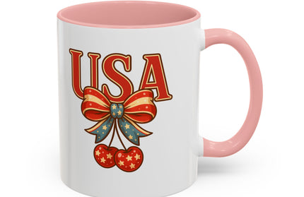USA CHERRY COQUETTE PATRIOTIC MUG