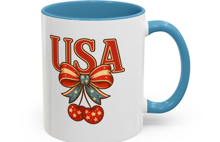 USA CHERRY COQUETTE PATRIOTIC MUG