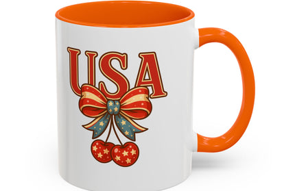 USA CHERRY COQUETTE PATRIOTIC MUG