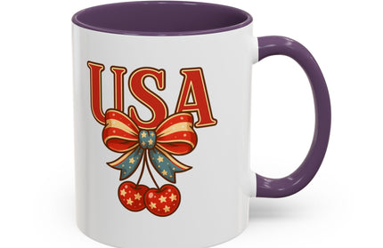 USA CHERRY COQUETTE PATRIOTIC MUG