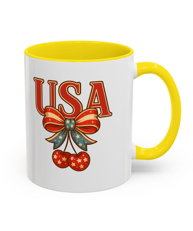 USA CHERRY COQUETTE PATRIOTIC MUG