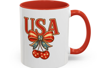 USA CHERRY COQUETTE PATRIOTIC MUG