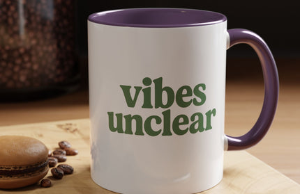 VIBES UNCLEAR FUNNY COFFEE MUG