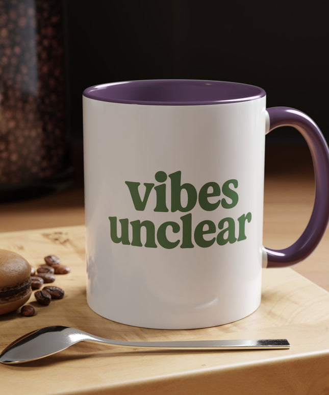 VIBES UNCLEAR FUNNY COFFEE MUG