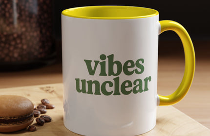 VIBES UNCLEAR FUNNY COFFEE MUG