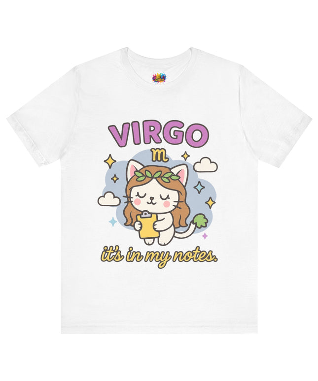 VIRGO ZODIAC – IT’S IN MY NOTES ZODIAC TEE