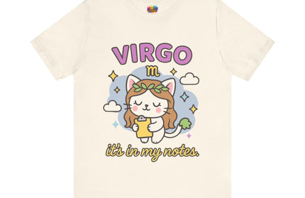 VIRGO ZODIAC – IT’S IN MY NOTES ZODIAC TEE