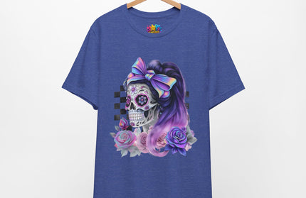 Vintage Pastel Sugar Skull Girl Top