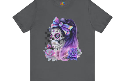Vintage Pastel Sugar Skull Girl Top