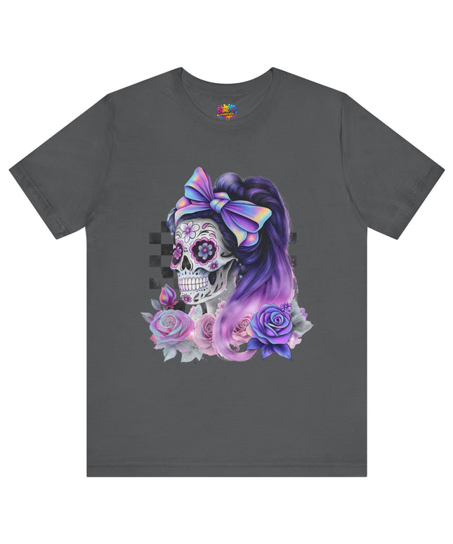 Vintage Pastel Sugar Skull Girl Top
