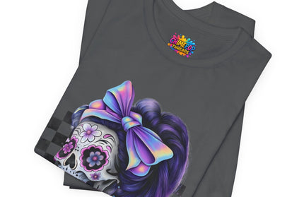 Vintage Pastel Sugar Skull Girl Top