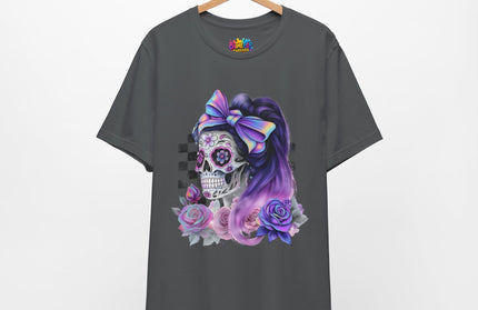 Vintage Pastel Sugar Skull Girl Top