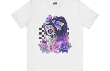 Vintage Pastel Sugar Skull Girl Top
